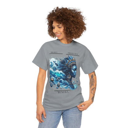 Highly Protected YEMAYA Tshirt, gift of Godparent or Devotee ,Bohemian T-Shirt,  Gift fo, Spiritual Apparel, Ashe YEMAYA