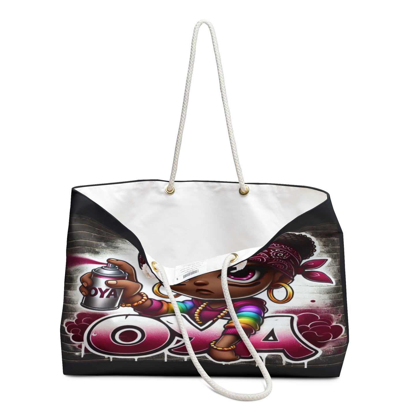 Street Inspired, Orisha OYA  Weekender bag! Cute & Whimsical Oya Yansa On the go Bag! Gift for Devotee or Godparent!