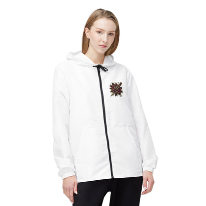 Centella NDOKI "Skulls & Roses" Palo Mayombe White Stylish Windbreaker Jacket! Somos!