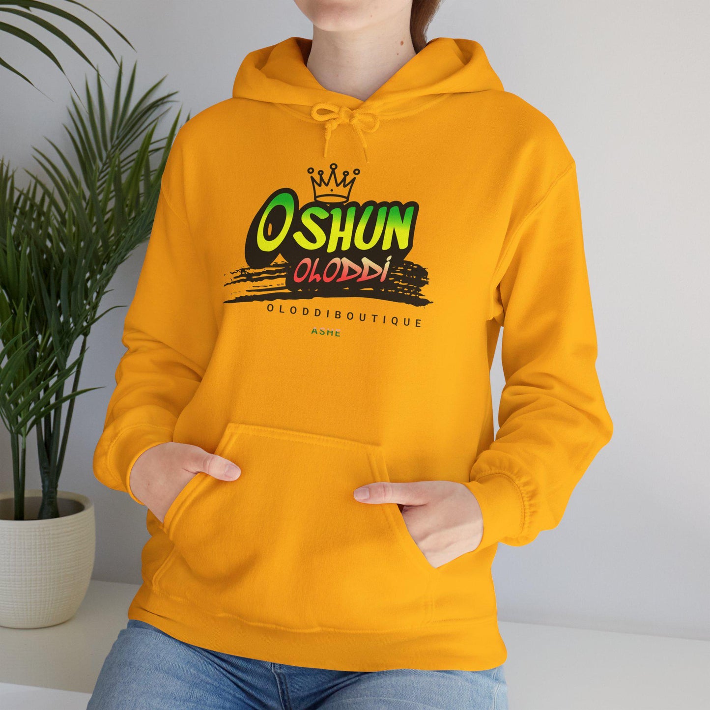 Oshun IBÚ OLODDI, Orisha inspired Unisex Hoodie!! Gift for devotee or Godparent! Omo OSHUN hoodie!