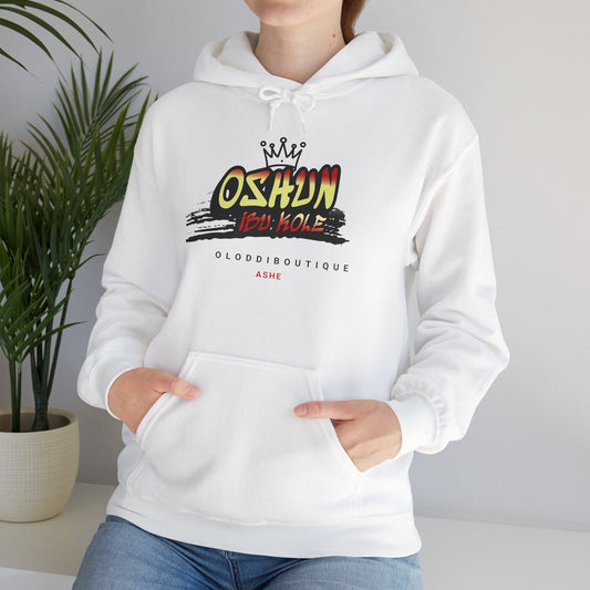 Oshun IBÚ KOLE, Orisha inspired Unisex Hoodie!! Gift for devotee or Godparent! Omo OSHUN hoodie!