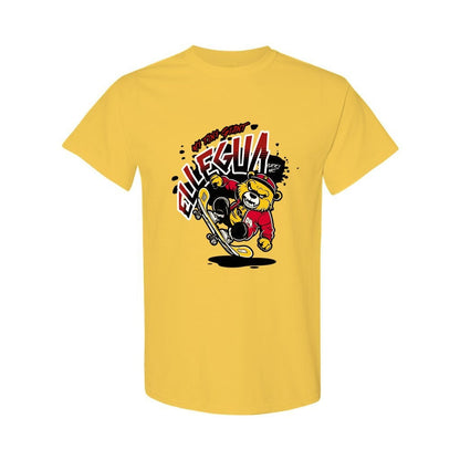 Orisha ELLEGUA "my tiny giant" cute bear on skateboard urban style T-shirt!! Eshu ELLEGUA unisex tshirt