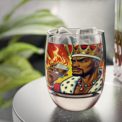Changó “Cheers To” Whiskey Style Drinking Glass – Gift for Devotee or Godparent