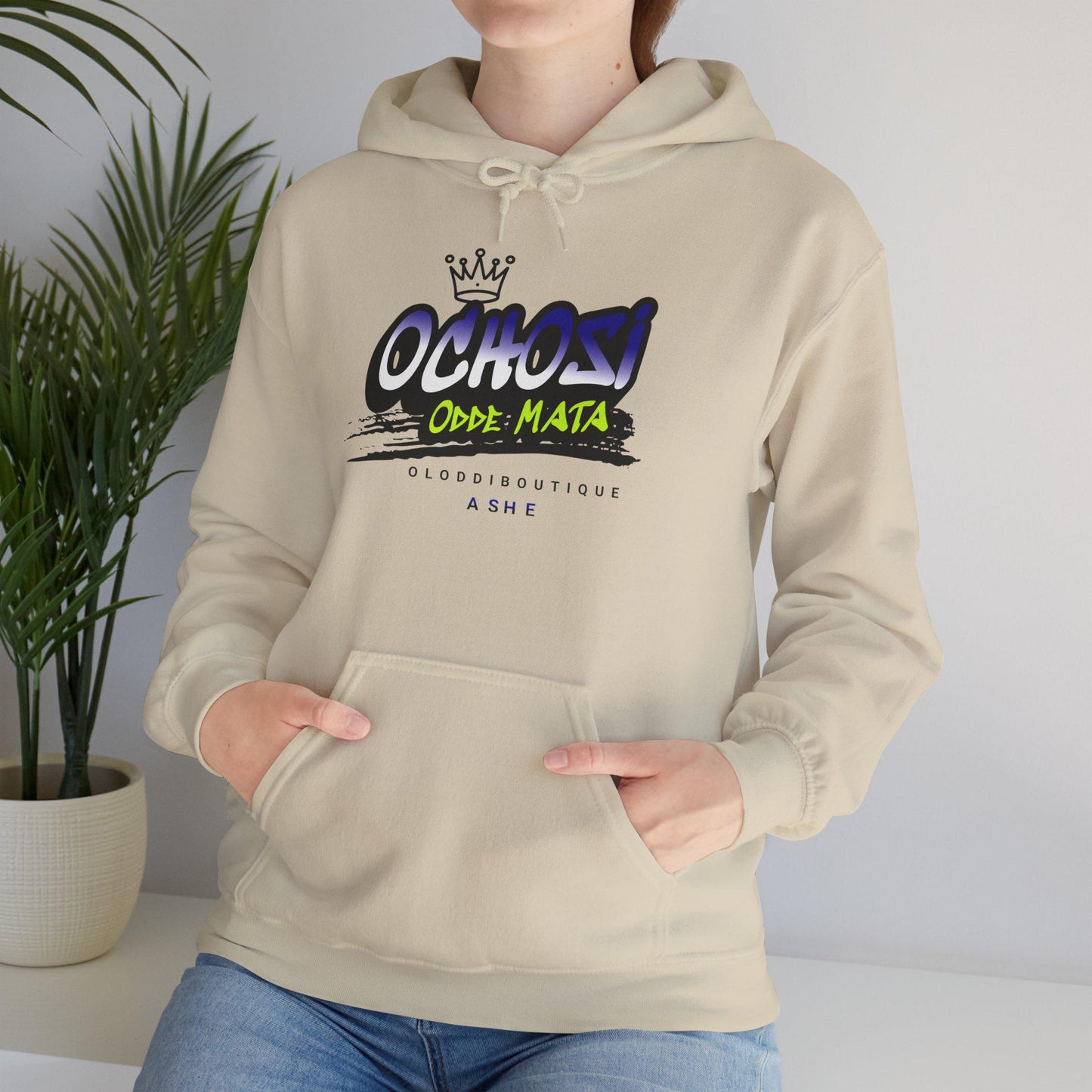 Ochosi ODDE MATA, Orisha inspired Unisex Hoodie!! Gift for devotee or Godparent! Omo OCHOSI hoodie!