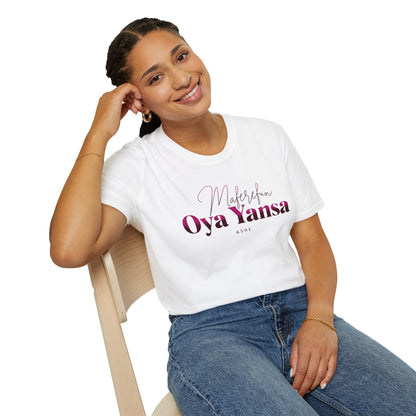 Maferefun OYA YANSA "A Queen in Africa" tshirt, Ashe Orisha Oya tshirt, Gift of devotee or godparent! omo oya