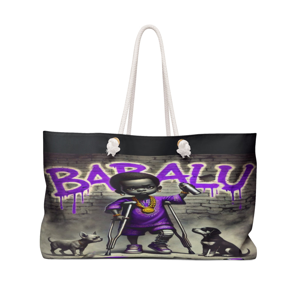 Orisha BABALU-AYE, Street Inspired Ladies Weekender Bag! Gift For Devotee Or GodParent!