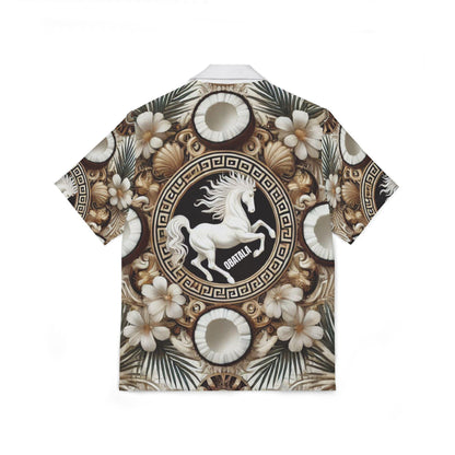 Orisha Obatala Hawaiian Style Button Down Shirt - Gift for Devotee or Godparent