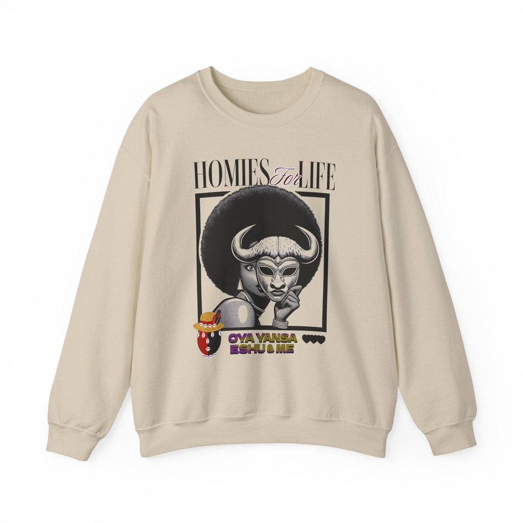 Homies for Life, Oya Eshu and Me Sweatshirt, Gift for Godparent or Devotee!