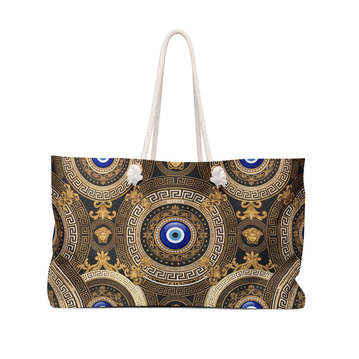 Nazar Evil Eye Weekender Bag — Black