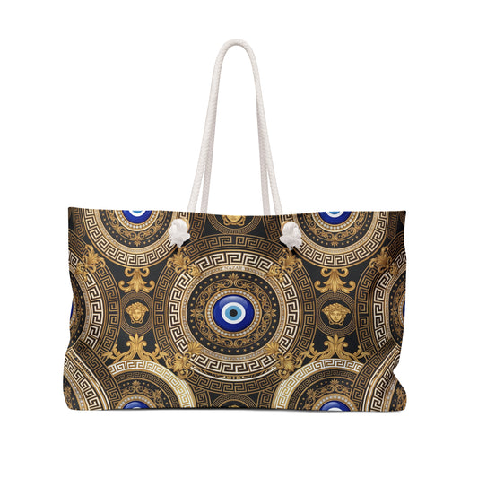 Nazar Evil Eye Weekender Bag — Black