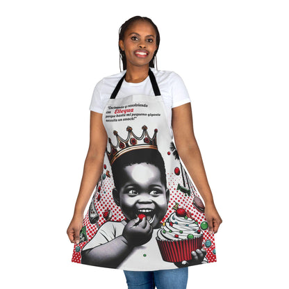 Delantal "Cocinado" de Eleguá: ¡Ideal para el Cocinero! Un regalo divertido para devotos, padrinos o chefs. Apron for Ceremonial Cooks !