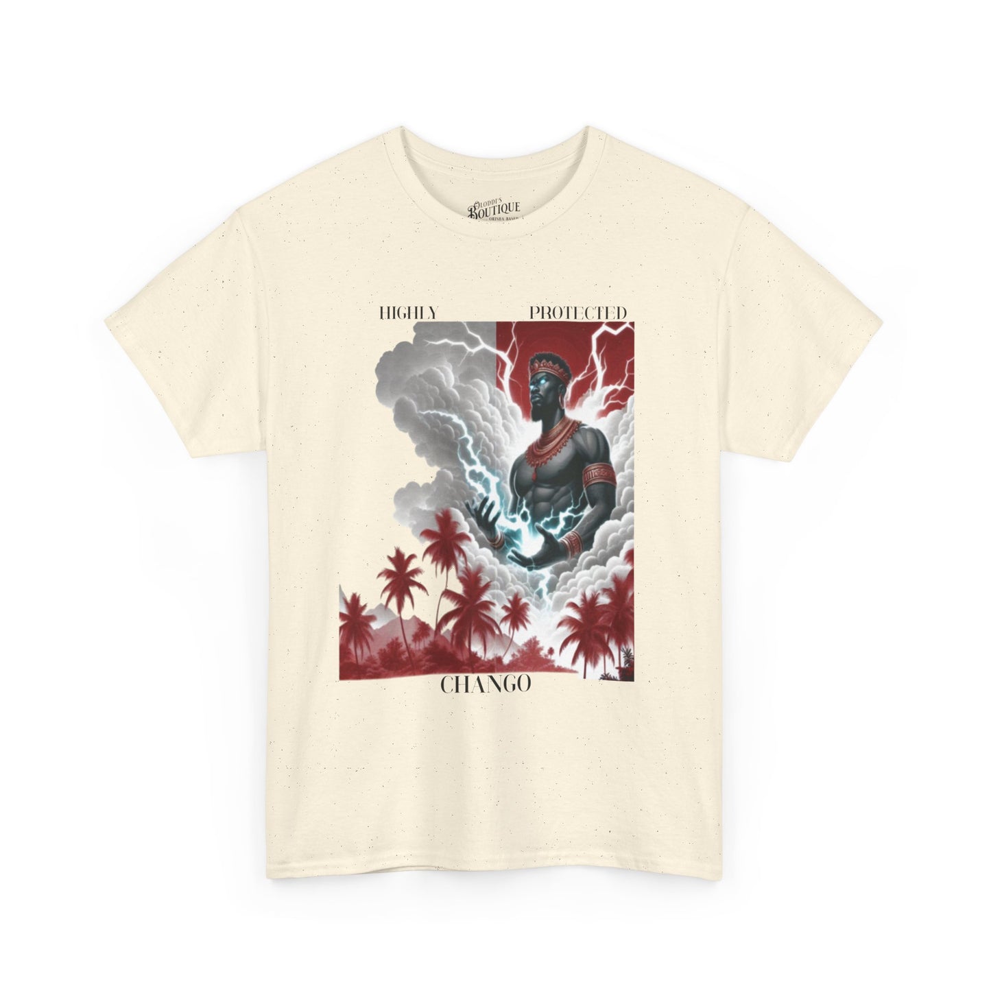Highly Protected CHANGO Graphic Tee,Gift for godparent or Devotee, Ashe Chango Tshirt