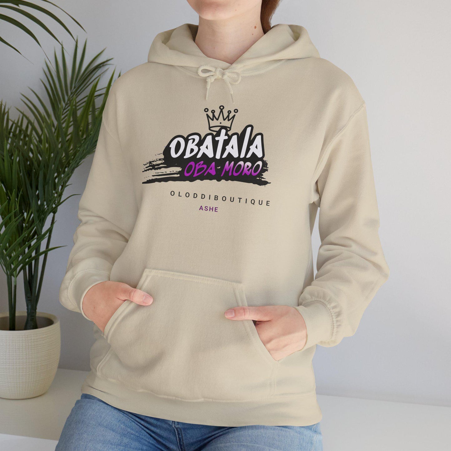 Obatalá OBAMORO, Orisha inspired Unisex Hoodie!! Gift for devotee or Godparent! Omo OBATALÁ hoodie!