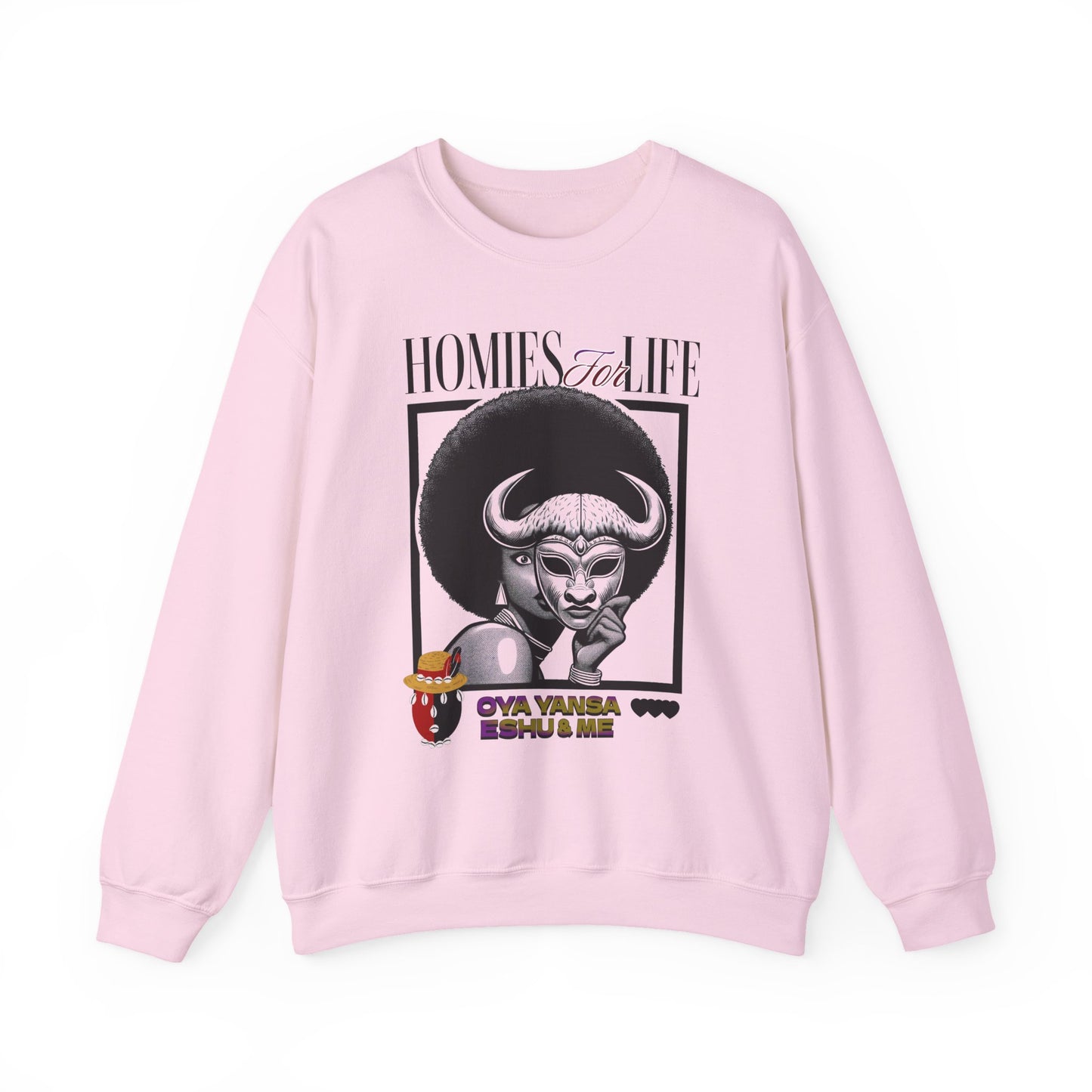 Homies for Life, Oya Eshu and Me Sweatshirt, Gift for Godparent or Devotee!