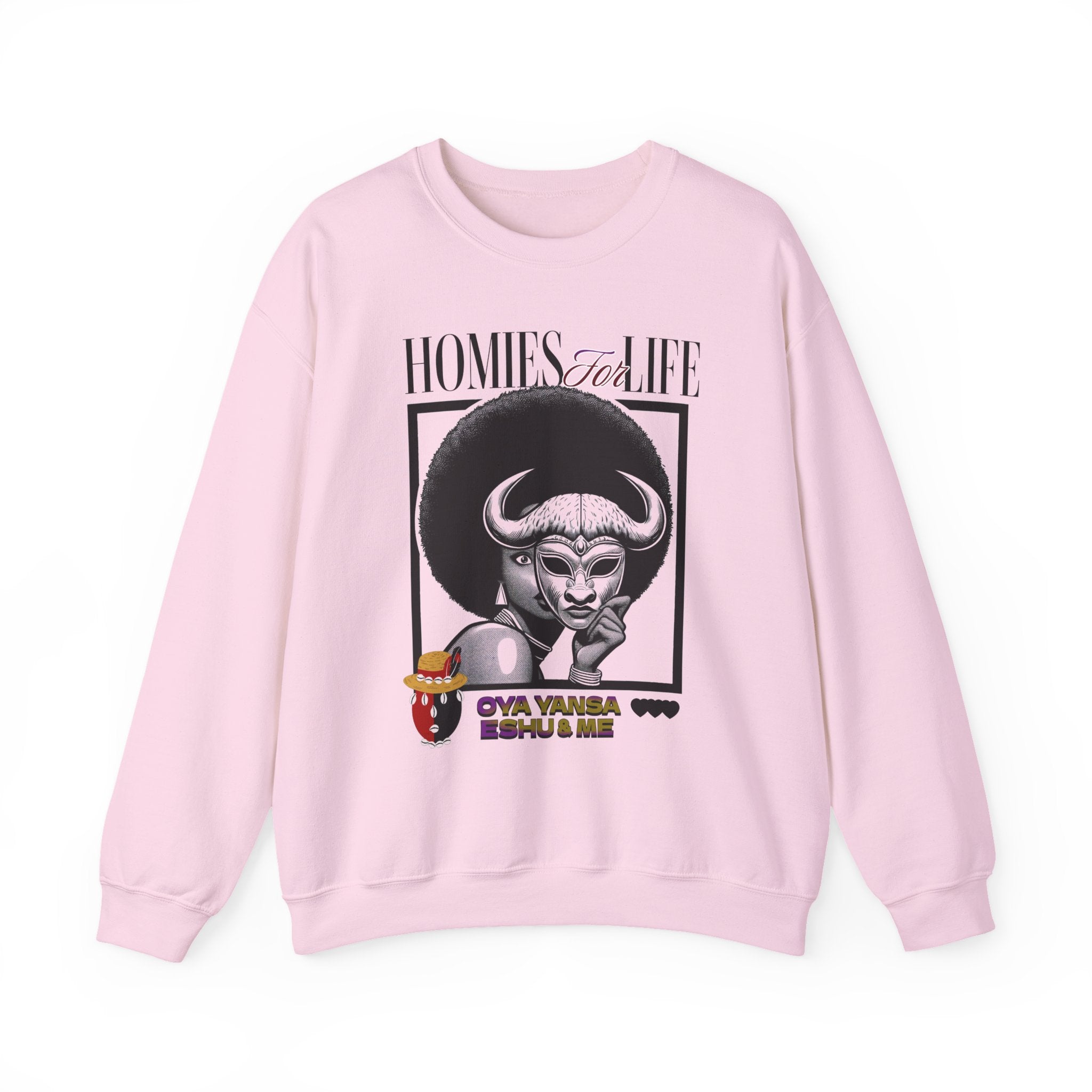 Homies for Life, Oya Eshu and Me Sweatshirt, Gift for Godparent or Devotee!