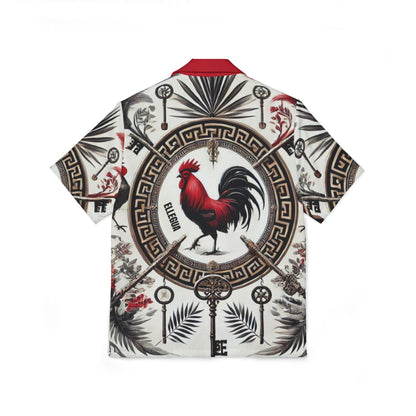 Orisha Ellegua Hawaiian Style Button Down Shirt - Gift for Devotee or Godparent