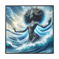 Orisha YEMAYA Gallery Canvas Wrap, Mystical Artwork! cuadro de Orisha Yemaya! Shrine or Altar Decor for  YEMAYA
