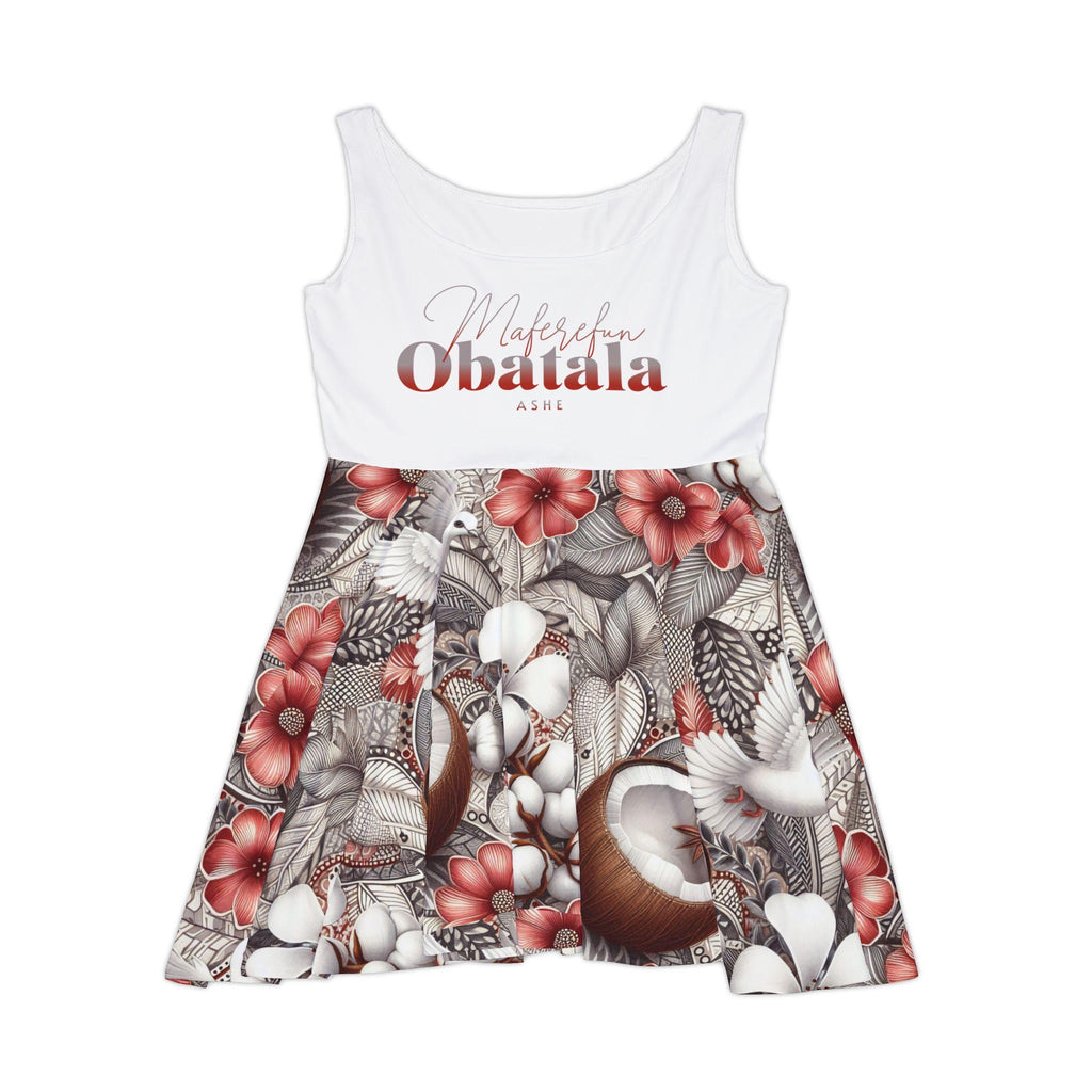 Maferefun OBATALA Summer Skater Style Dress! Gift for Devotee or Godparent!
