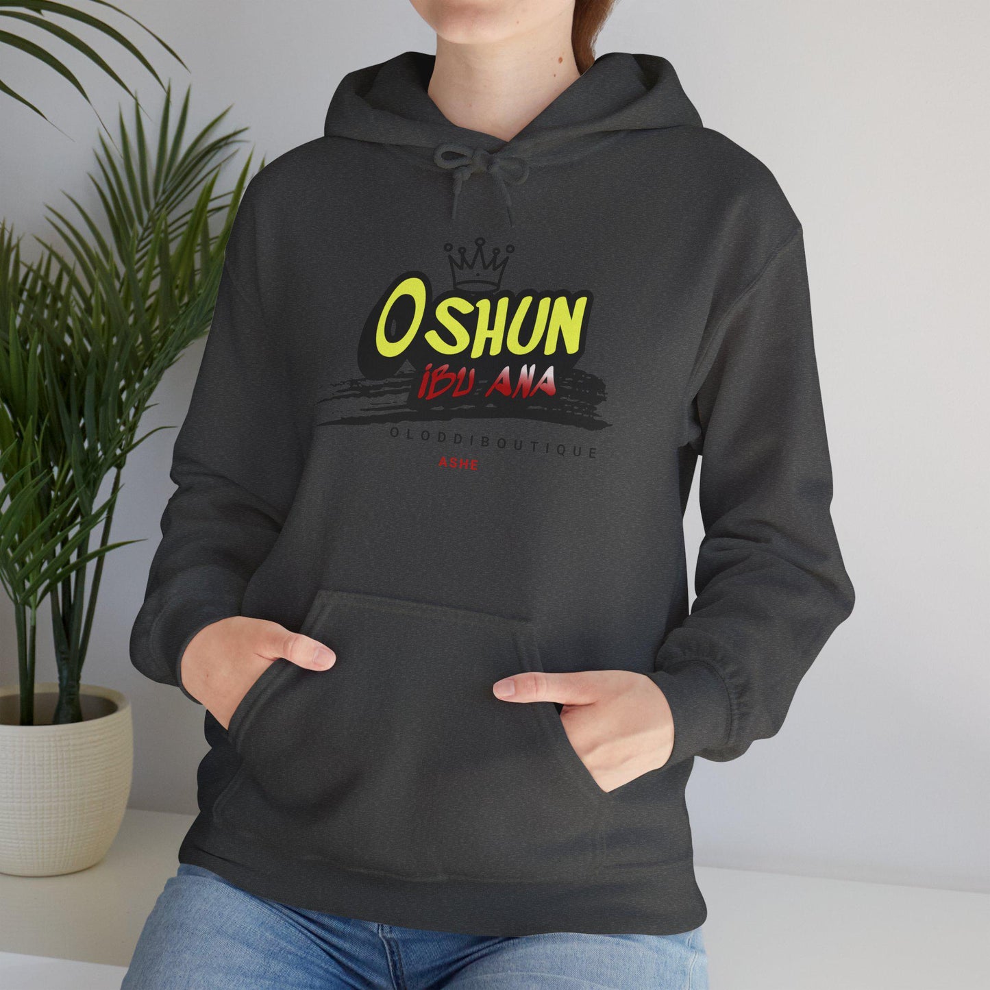 Oshun IBÚ ANA, Orisha inspired Unisex Hoodie!! Gift for devotee or Godparent! Omo OSHUN hoodie!