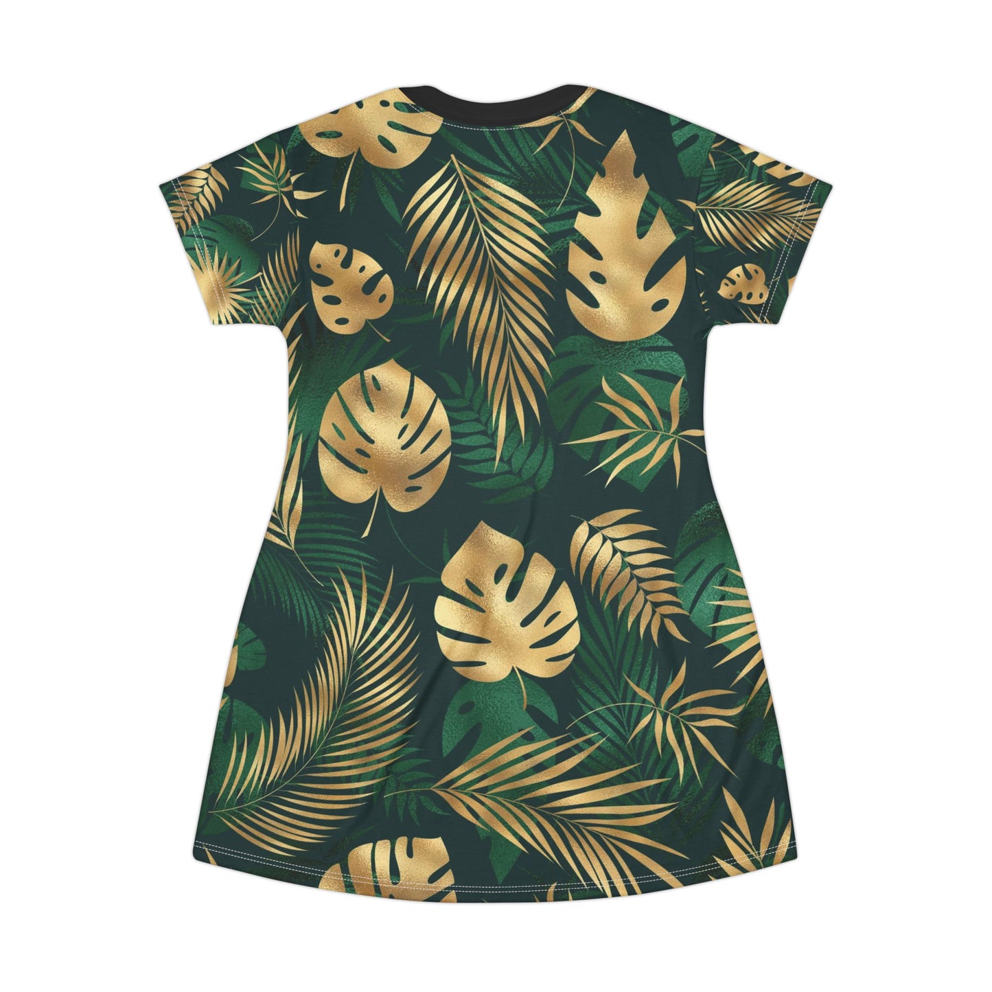 ASHE! Tropical Golden leaves and  ASHE! Honey Drip Tshirt DRESS!