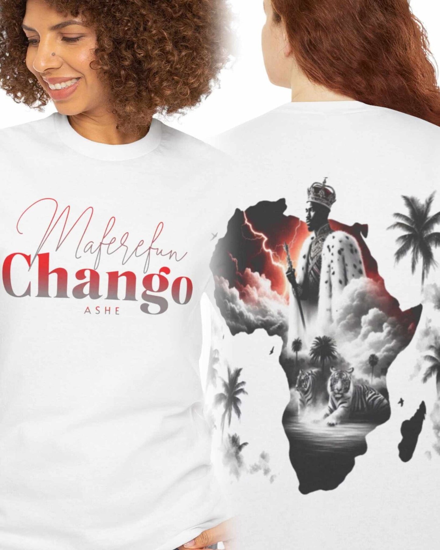 Maferefun Changó “A King in Africa” T-Shirt – Orisha Urban Design | Gift for Devotee or Godparent