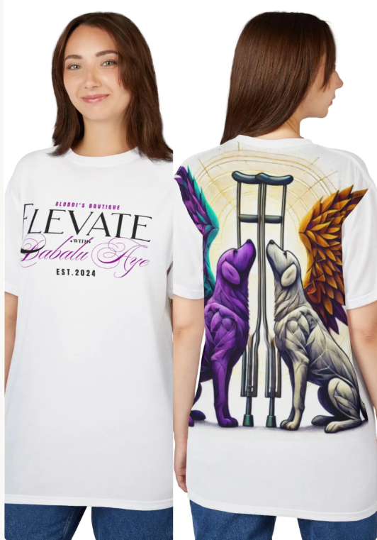 Orisha Babalu Aye "Elevate" Wings T-Shirt - Rise in Healing Power | Gift for Devotee or Godparent