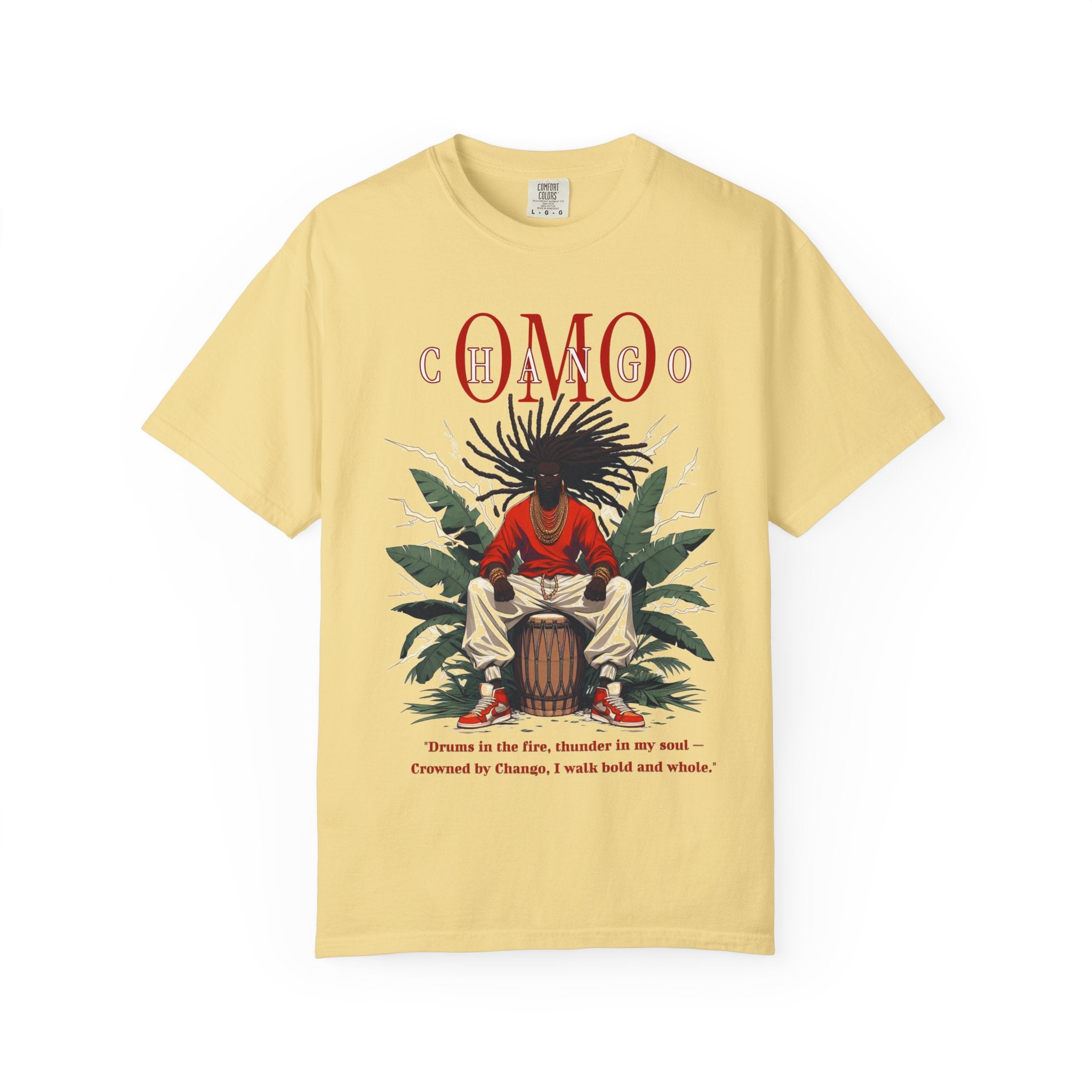 Omo Chango Orisha-Inspired Comfort Colors T-Shirt – Gift for Devotee or Godparent