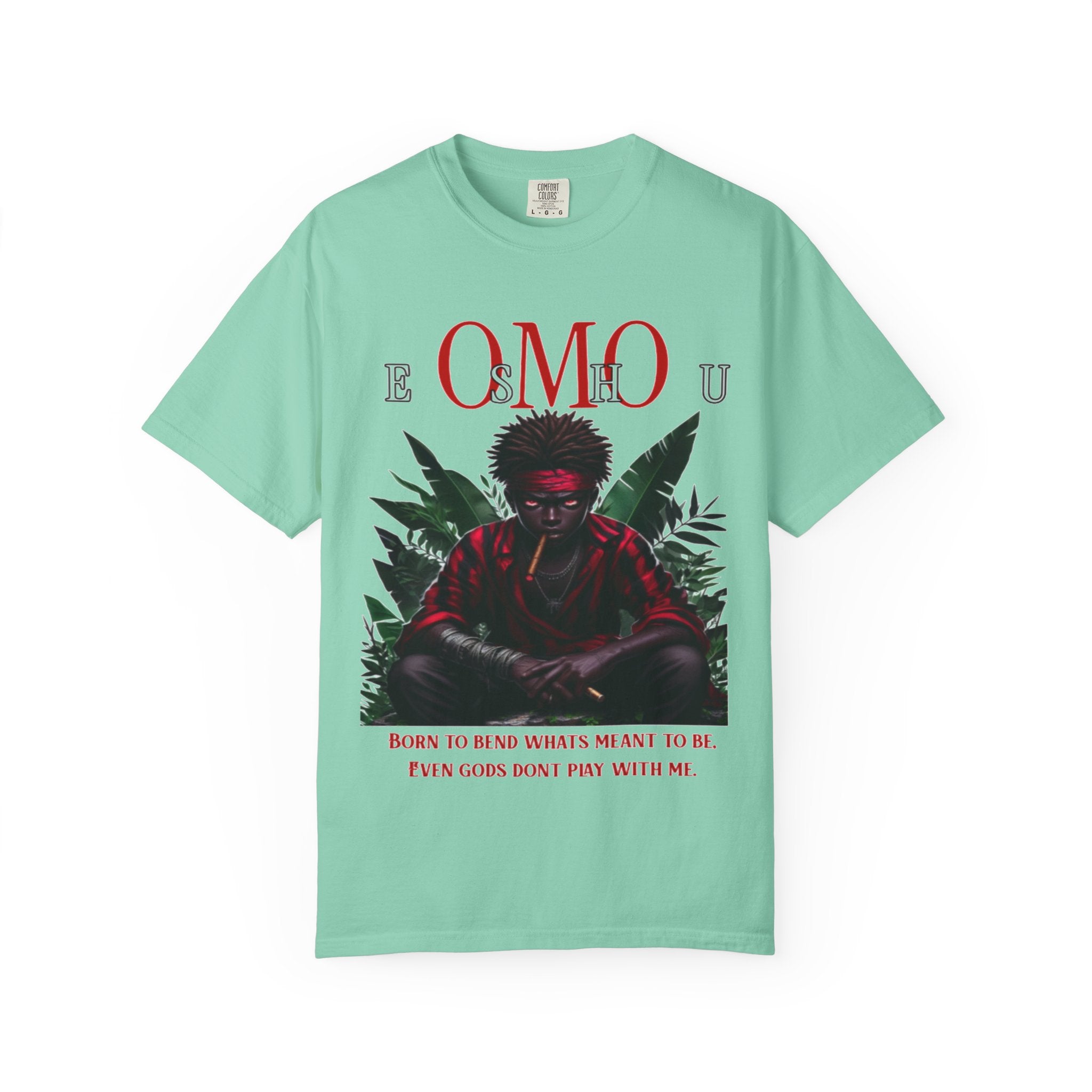 OMO ESHU Shirt , Afro-Spiritual Tee Gift for Godparent or Devotee ,Orisha Inspired Comfort Colors T-Shirt