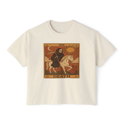 Tarot DEATH Cute Graphic, Casual Fashion, Gothic Style, Unique Gift, Everyday Wear,Spiritual Tshirt