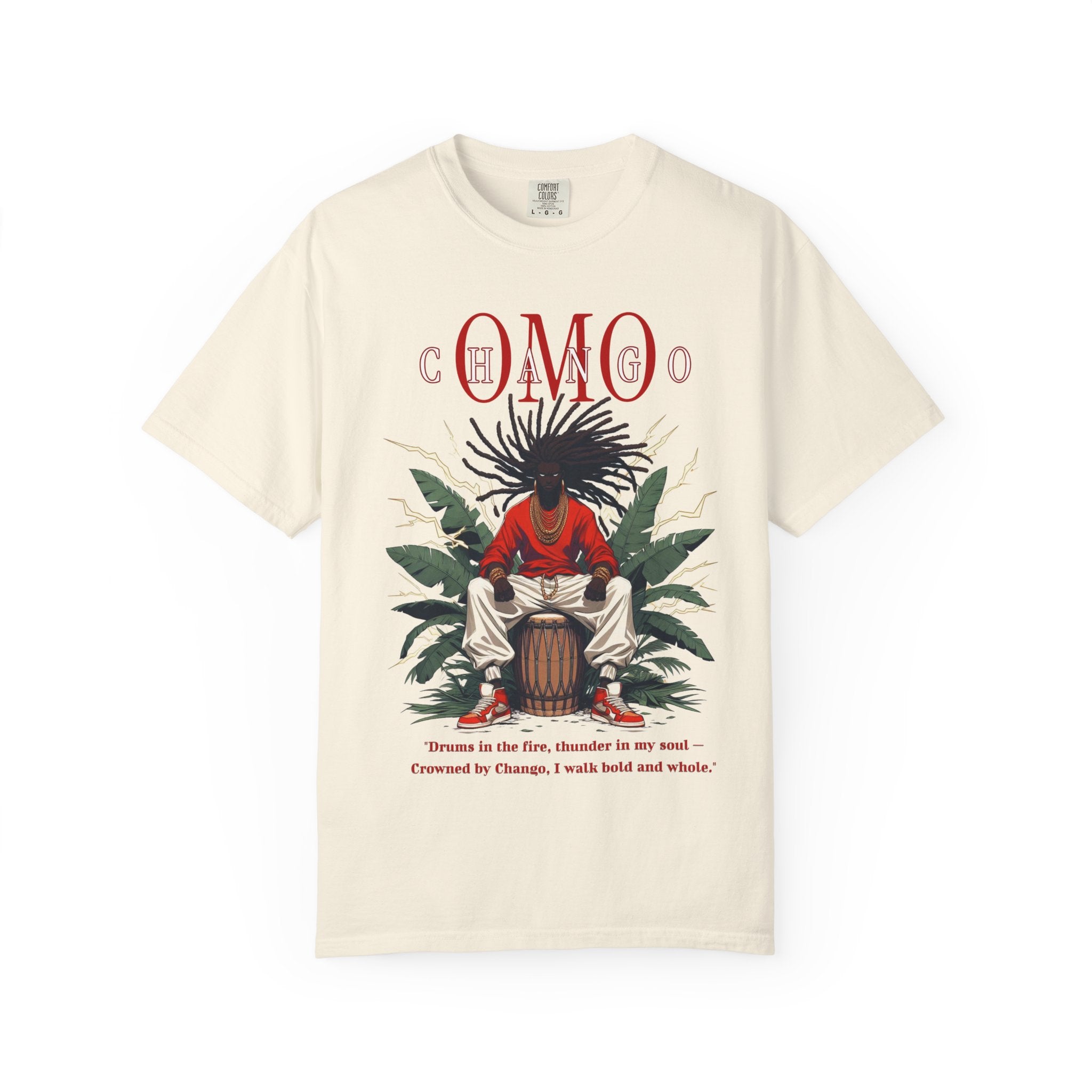 Omo Chango Orisha-Inspired Comfort Colors T-Shirt – Gift for Devotee or Godparent