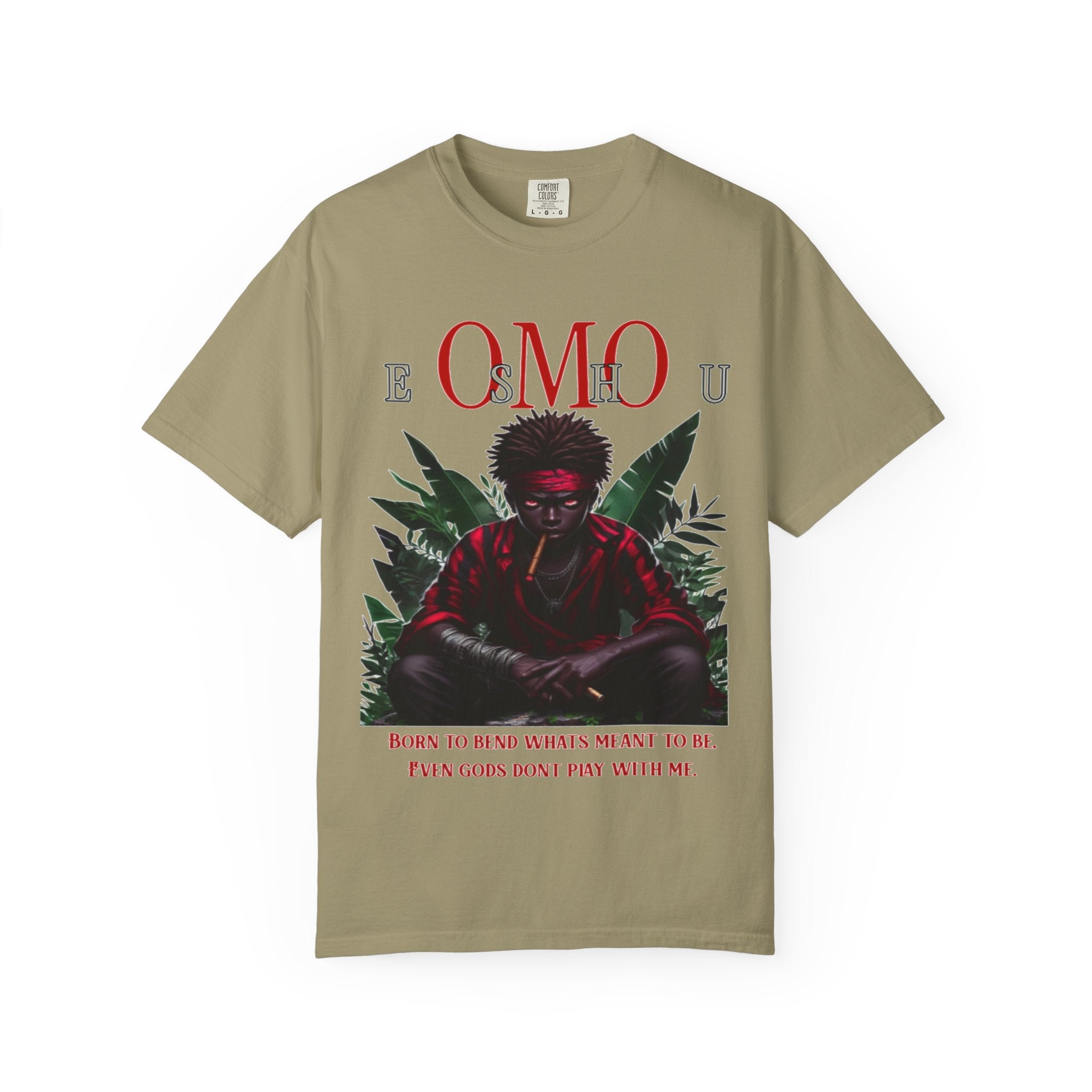 OMO ESHU Shirt , Afro-Spiritual Tee Gift for Godparent or Devotee ,Orisha Inspired Comfort Colors T-Shirt