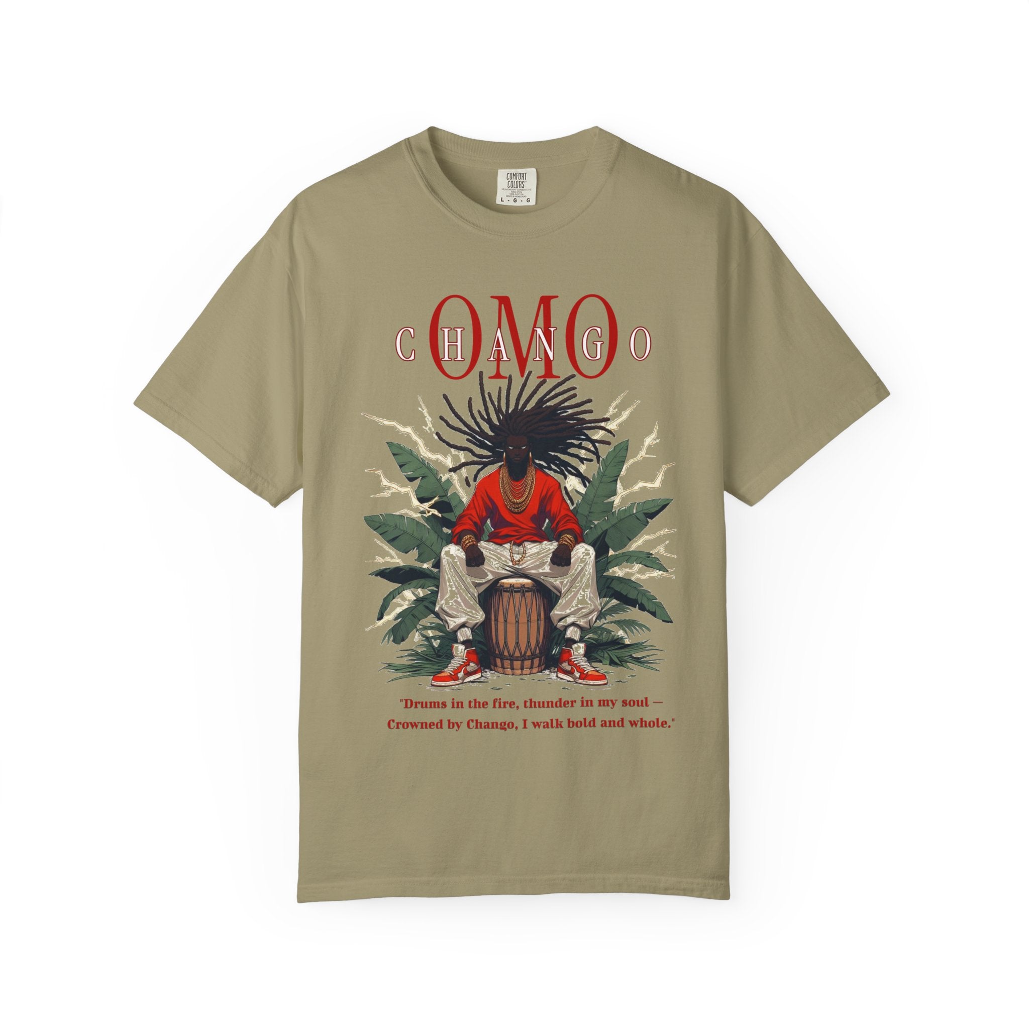 Omo Chango Orisha-Inspired Comfort Colors T-Shirt – Gift for Devotee or Godparent