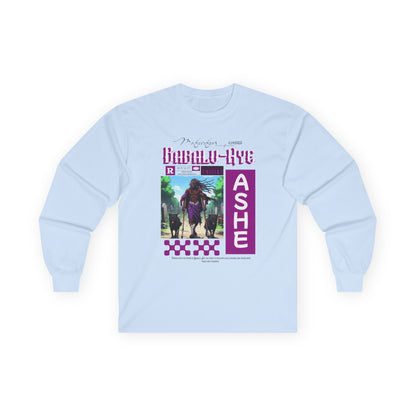 Orisha Babalu Aye Anime-Inspired Long Sleeve T-Shirt - Gift for Devotee or Godparent