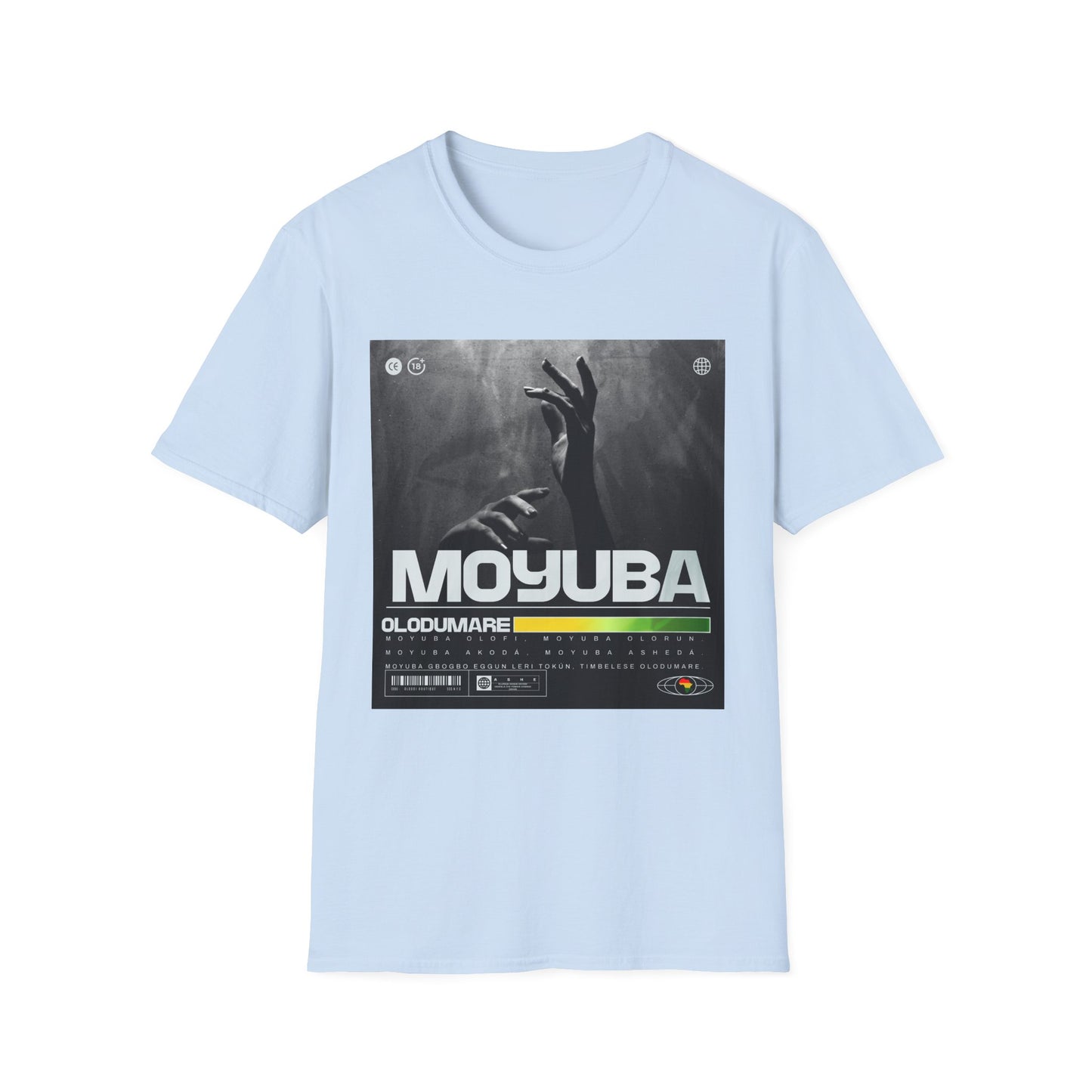 The "MOYUBA" Prayers to Olodumare Tshirt! Gift for Devotee or GodParent!