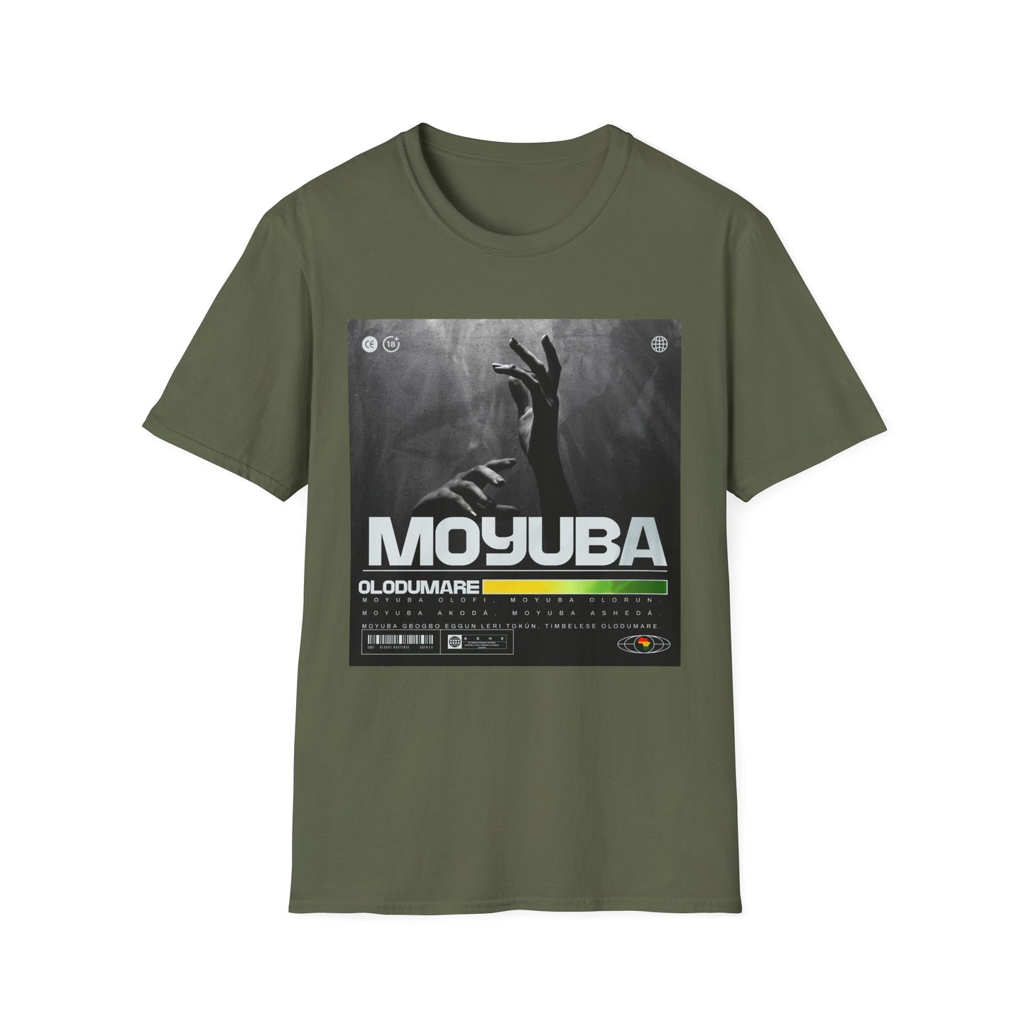 The "MOYUBA" Prayers to Olodumare Tshirt! Gift for Devotee or GodParent!