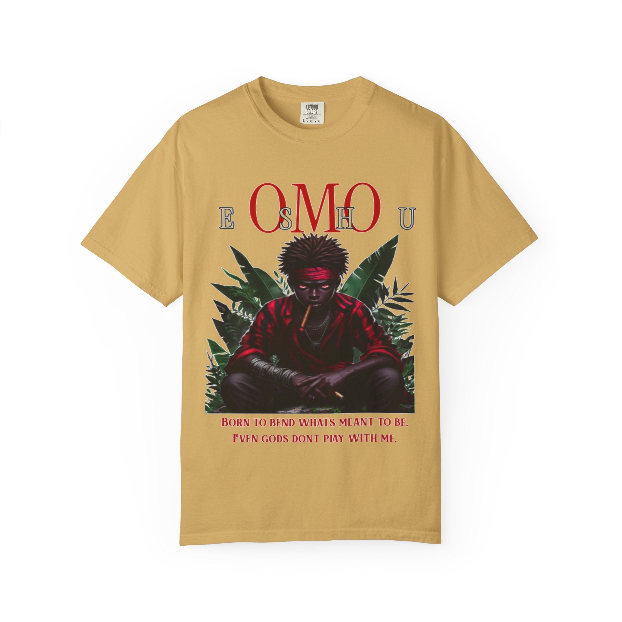 OMO ESHU Shirt , Afro-Spiritual Tee Gift for Godparent or Devotee ,Orisha Inspired Comfort Colors T-Shirt