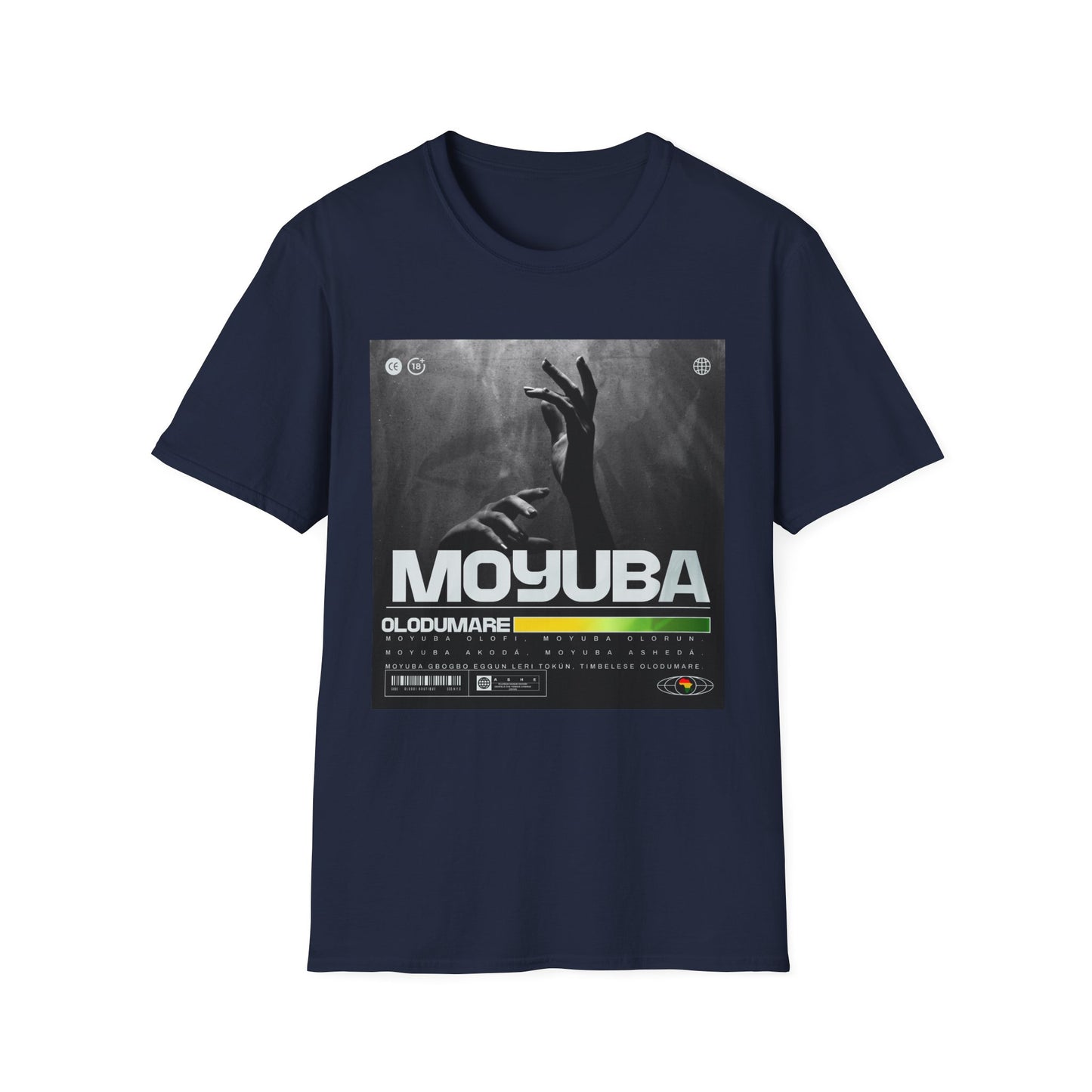 The "MOYUBA" Prayers to Olodumare Tshirt! Gift for Devotee or GodParent!