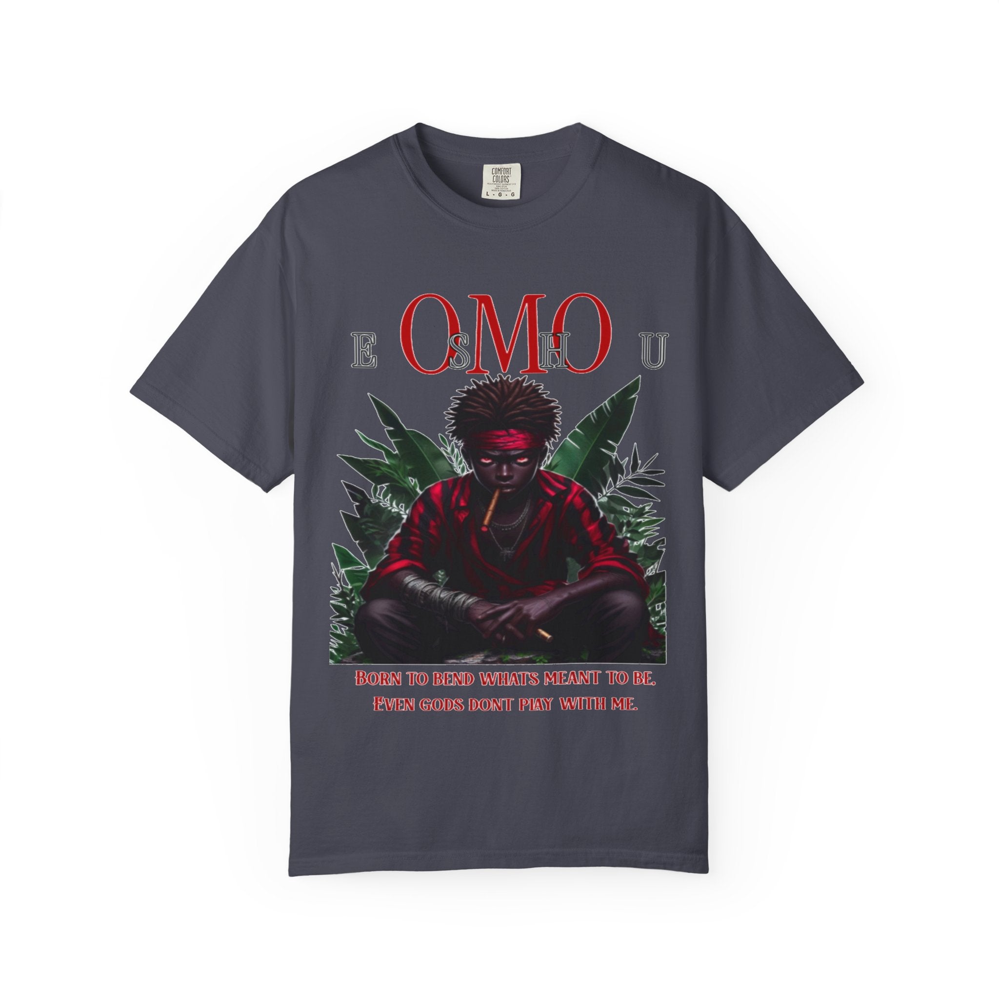 OMO ESHU Shirt , Afro-Spiritual Tee Gift for Godparent or Devotee ,Orisha Inspired Comfort Colors T-Shirt