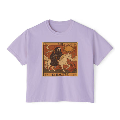 Tarot DEATH Cute Graphic, Casual Fashion, Gothic Style, Unique Gift, Everyday Wear,Spiritual Tshirt