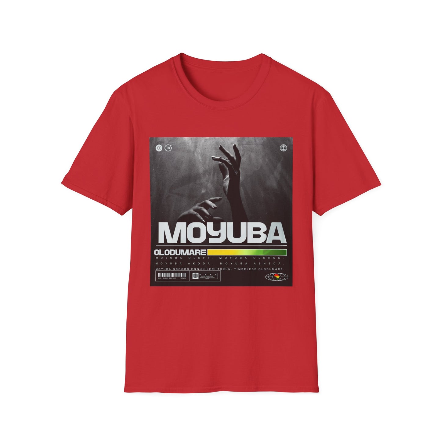 The "MOYUBA" Prayers to Olodumare Tshirt! Gift for Devotee or GodParent!