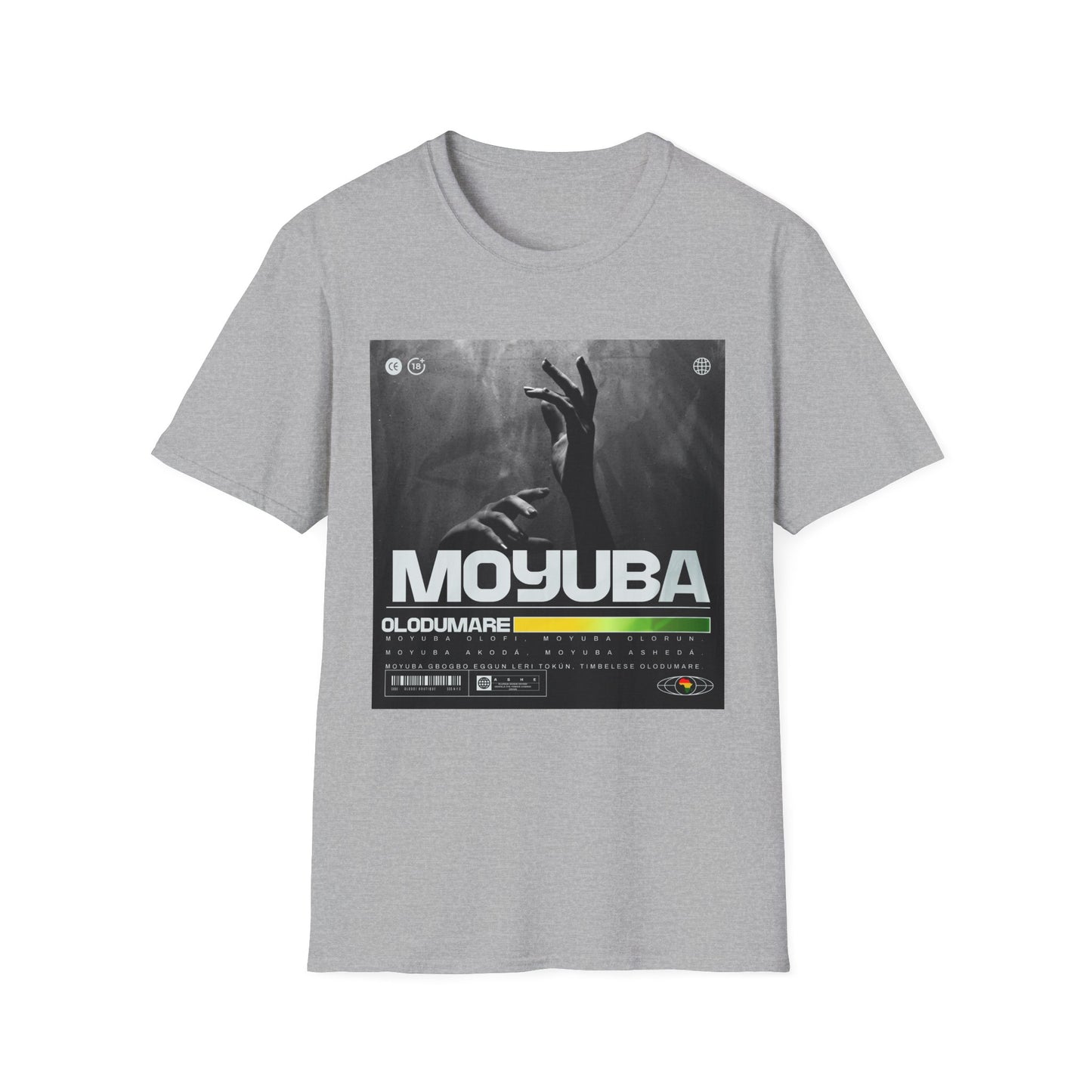 The "MOYUBA" Prayers to Olodumare Tshirt! Gift for Devotee or GodParent!