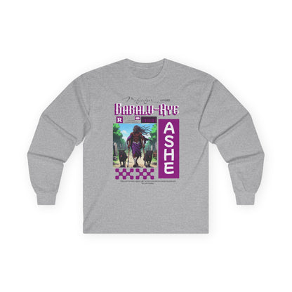 Orisha Babalu Aye Anime-Inspired Long Sleeve T-Shirt - Gift for Devotee or Godparent