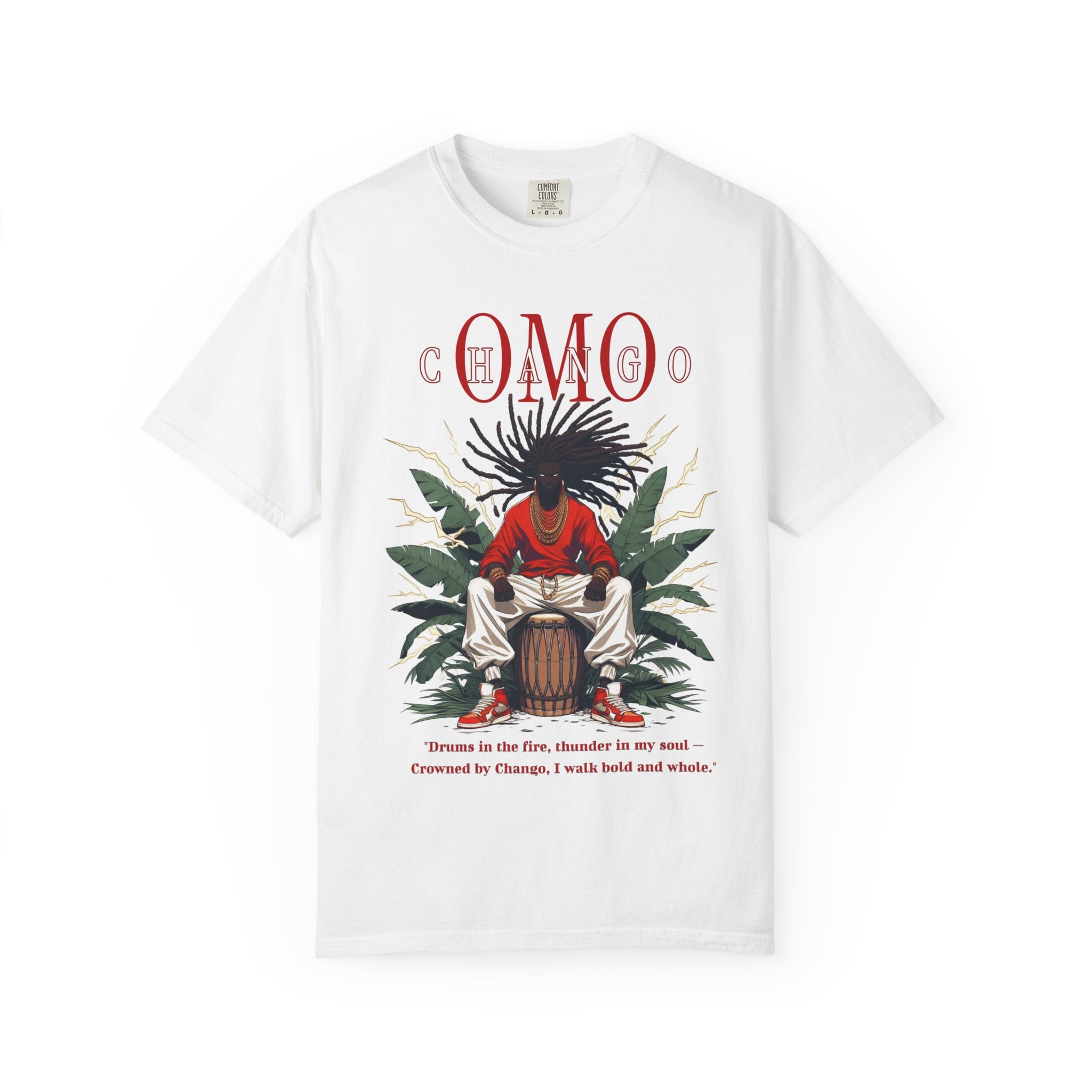 Omo Chango Orisha-Inspired Comfort Colors T-Shirt – Gift for Devotee or Godparent