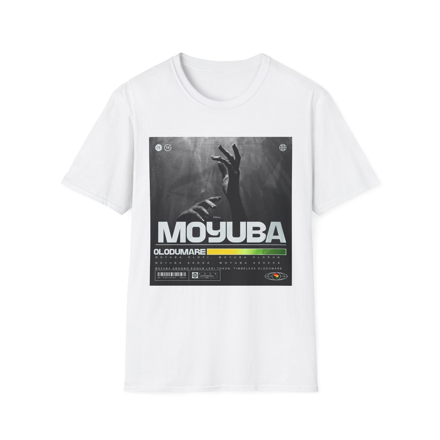 The "MOYUBA" Prayers to Olodumare Tshirt! Gift for Devotee or GodParent!