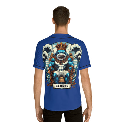 Ashe OLOKUN Jersey, Royal Crowned Shark,  Urban Style Jersey
