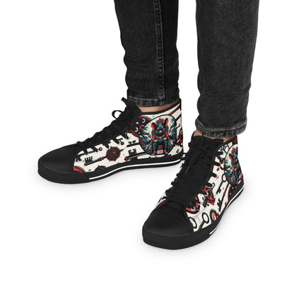 Orisha Eshu “Key Holder” High Top Sneakers – Gift for Devotee or Godparent