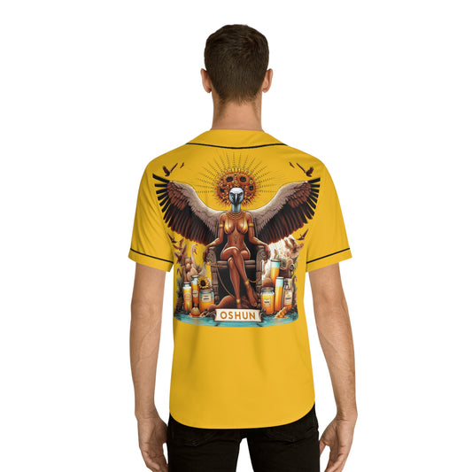Ashe OSHUN jersey, Royal Crowned Vulture, ORISHA Based Urban Style Jersey