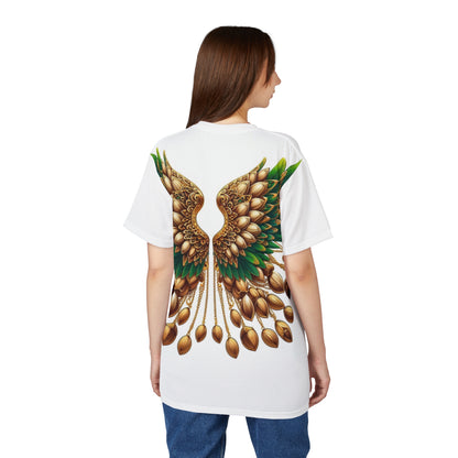 Orisha Orunmila "Elevate" Wings T-Shirt - Ascend with Divine Wisdom | Gift for Devotee or Godparent