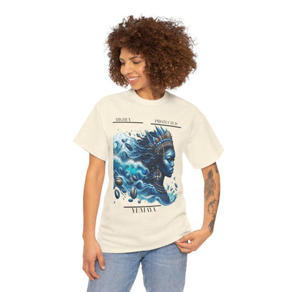 Highly Protected YEMAYA Tshirt, gift of Godparent or Devotee ,Bohemian T-Shirt,  Gift fo, Spiritual Apparel, Ashe YEMAYA