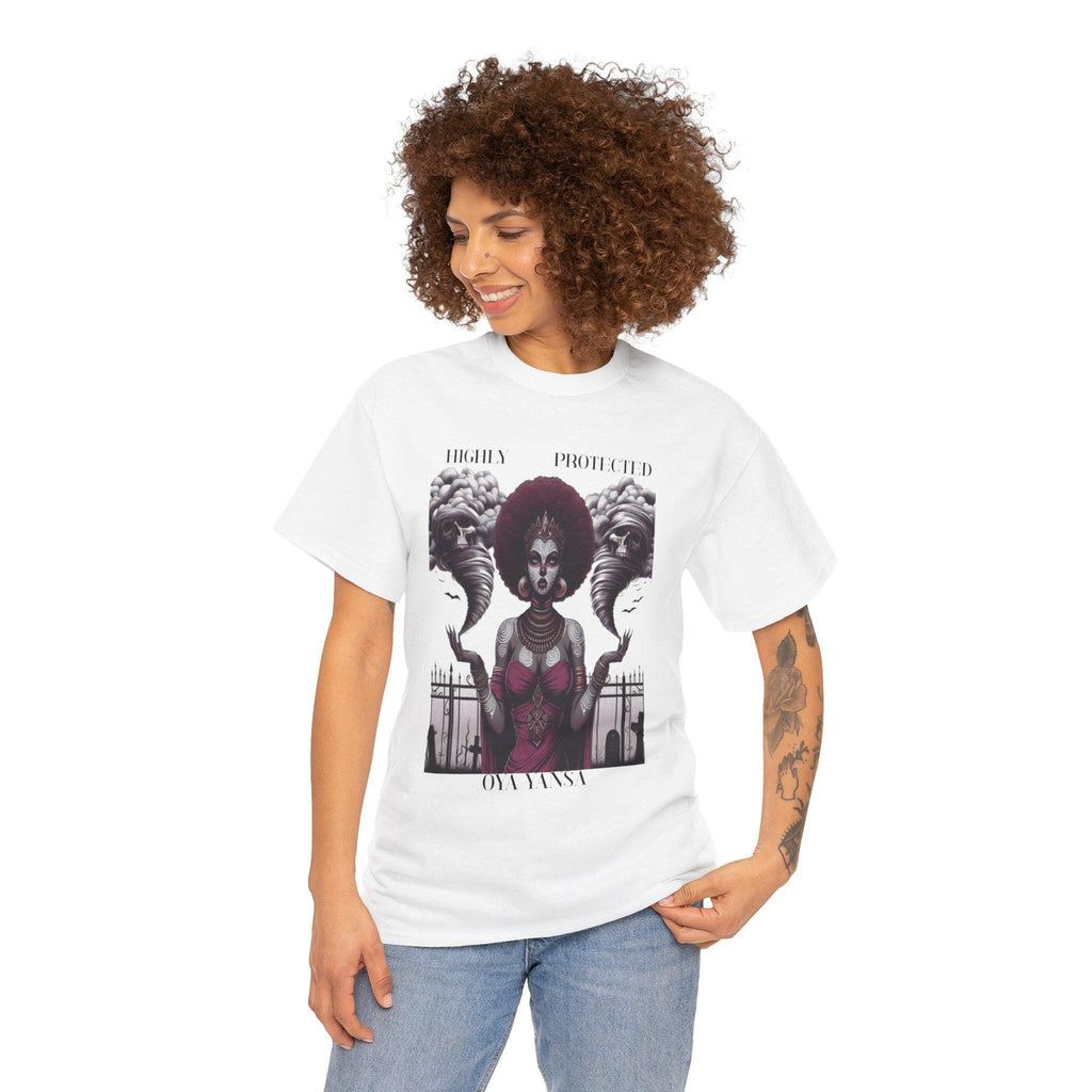 Highly Protected OYA YANSA Orisha Tshirt! Gift for Godparents or Devotee! Graphic ORISHA Tee!